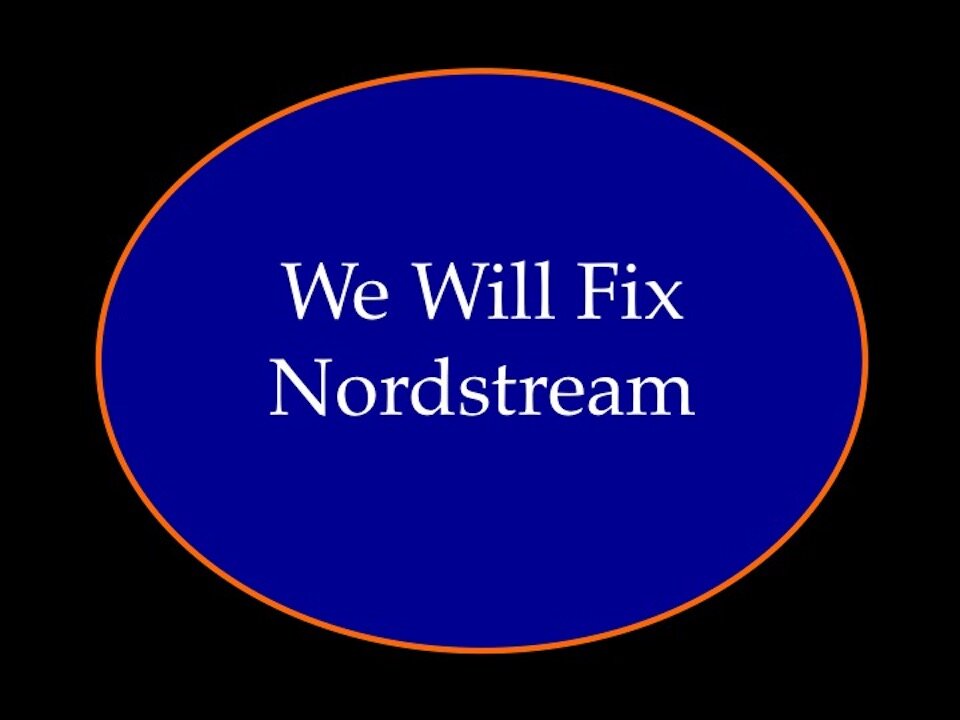 We Will Fix Nordstream