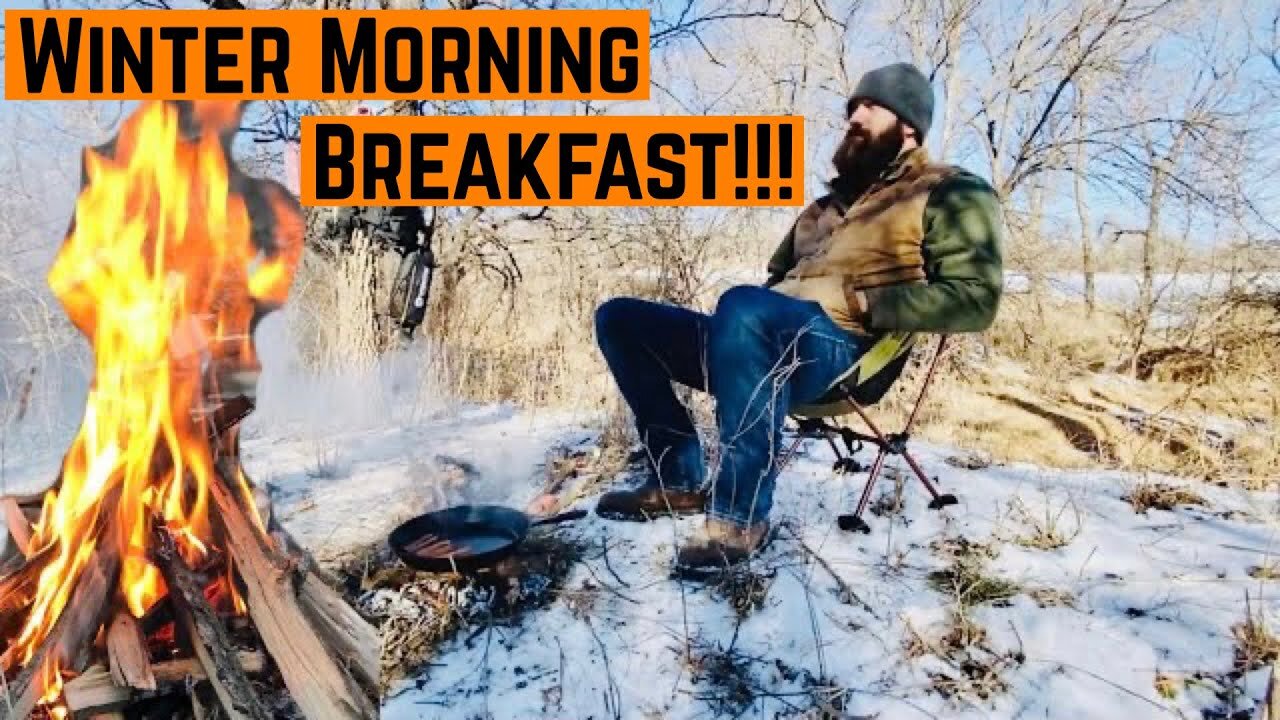 Cooking BREAKFAST Over FIRE!!! (Harvest Cook Eat)