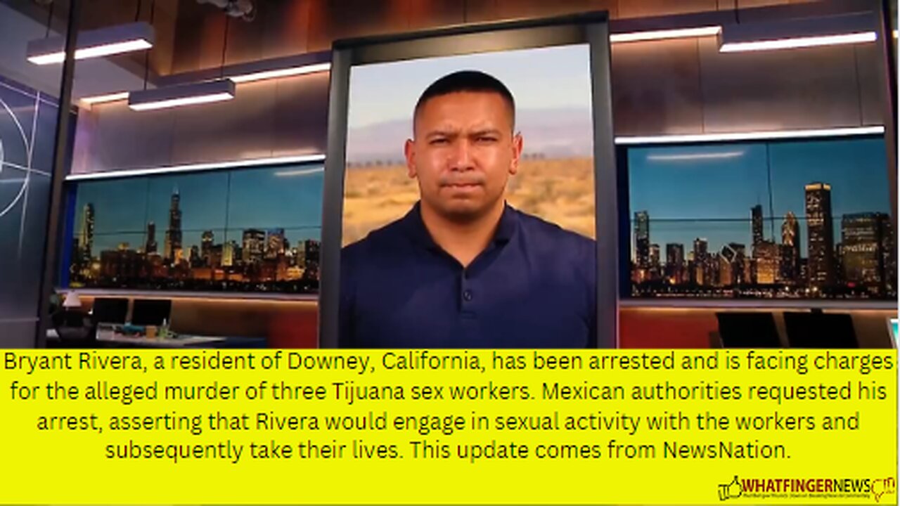 Bryant Rivera, a resident of Downey, California, has been arrested and is facing charges