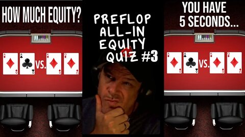 POKER PREFLOP ALL-IN EQUITY #3