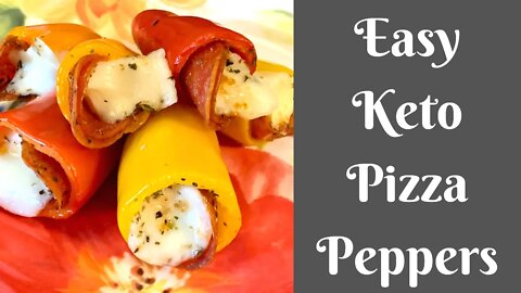 Easy Recipes: Keto Pizza Peppers