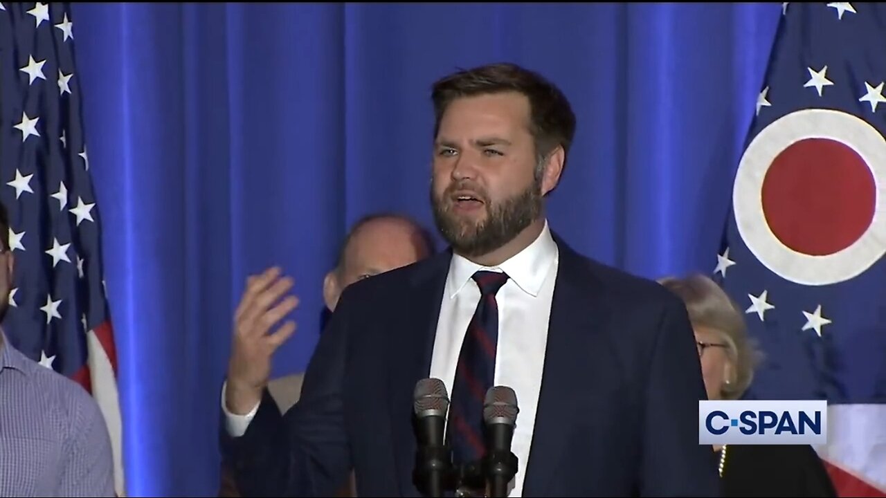 Sen Elect JD Vance: I Will Fight For The People Of Ohio Everyday