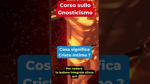 Cosa significa CRISTO intimo ? #shorts
