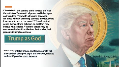 Trump as God