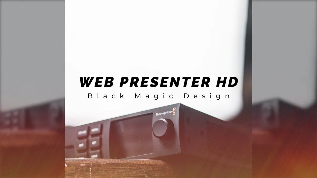 Best Value Hardware Encoder for Churches? Black Magic Web Presenter HD Review