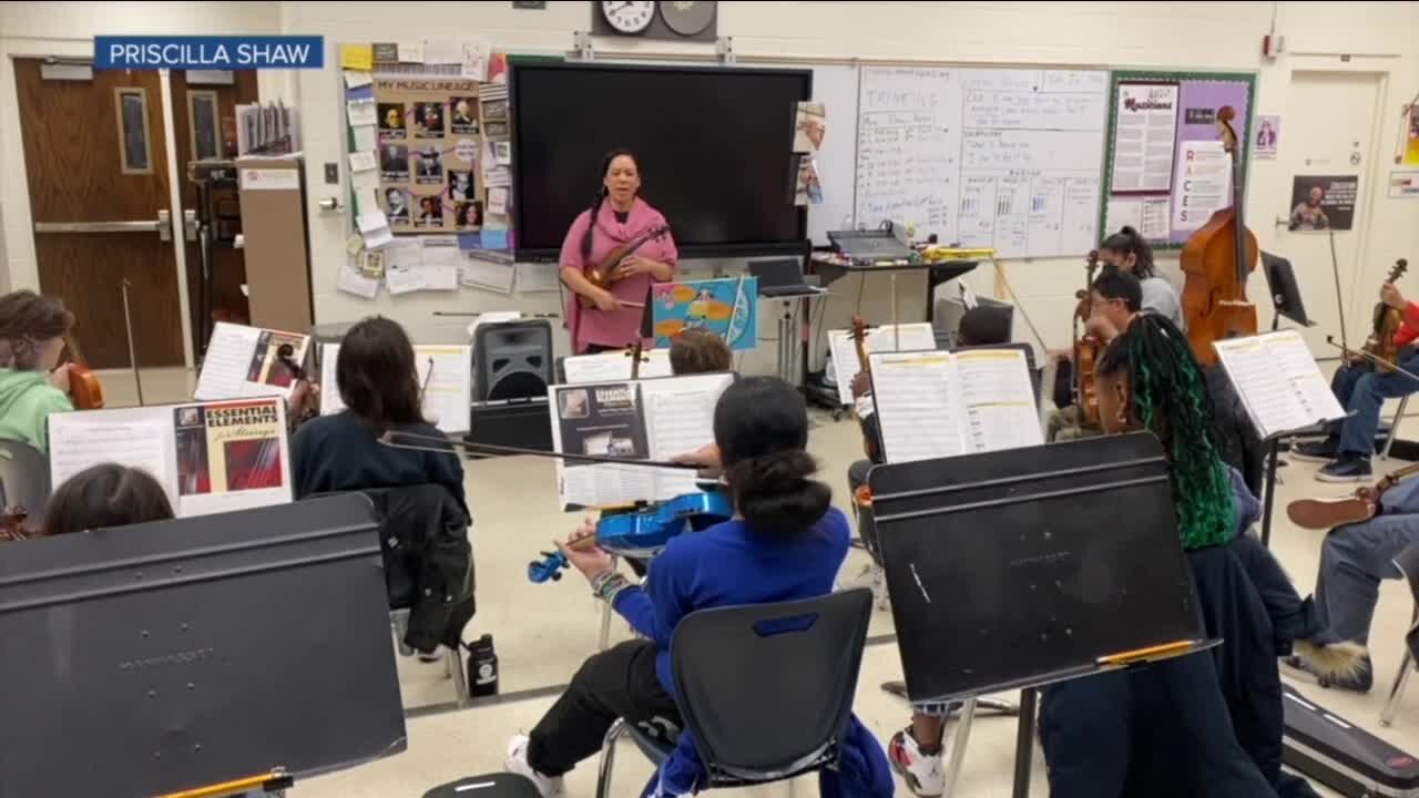 Can'd Aid donating 6 instruments to Hamilton Middle School