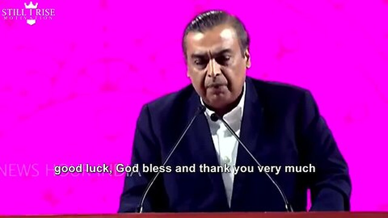 Mukesh Ambani leaves Audience Speechless | Ambani's Inspirational Video - Every Indian MUST Watch