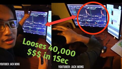 Best Crypto, Forex and Stock Market Fails pt #2 See how this man loses 40,000💲💲in just second
