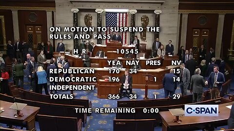 HUGE WIN today in Congress