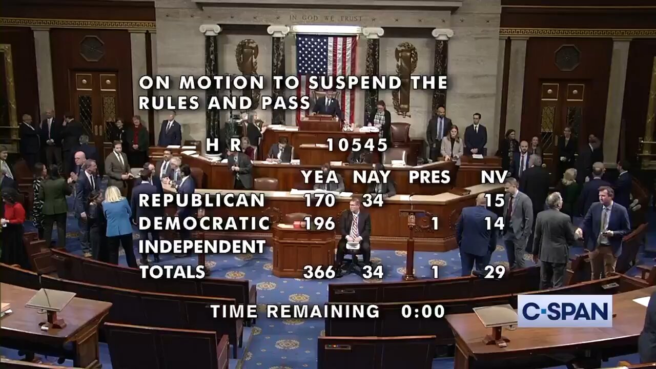 HUGE WIN today in Congress