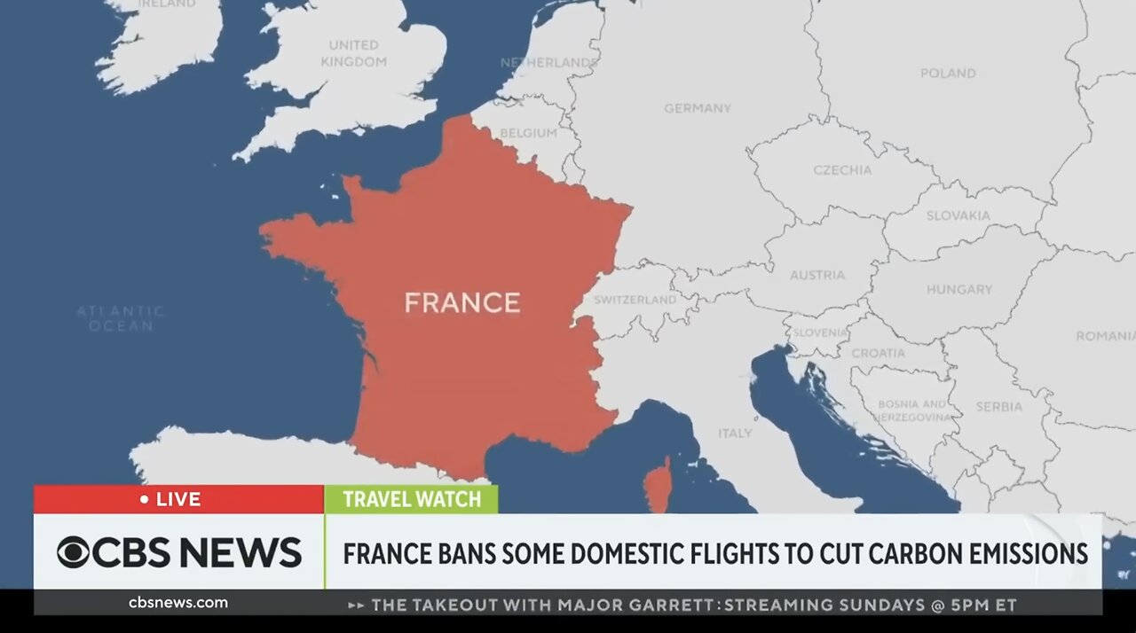 Domestic Flights Now BANNED! (Effective This Week In France!)