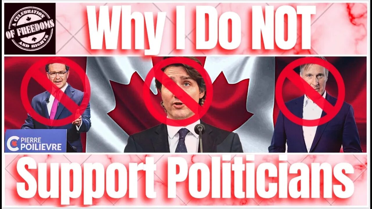 Why I Do NOT Support Politicians or Political Parties