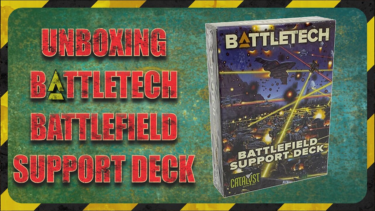 Unboxing Battletech Battlefield Support Card Pack : TTM Ep009