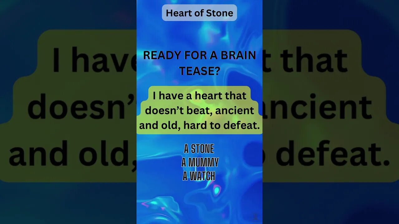 Can YOU Solve This Riddle in 20 Seconds? 😲