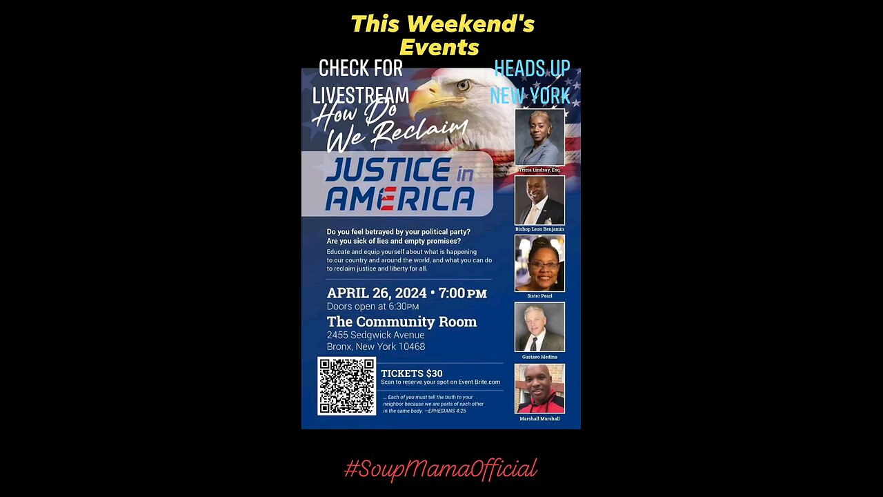 This Weekend's Livestream Events Info & Flyers Mark Your Calendar Speakers Convoy Rally New York