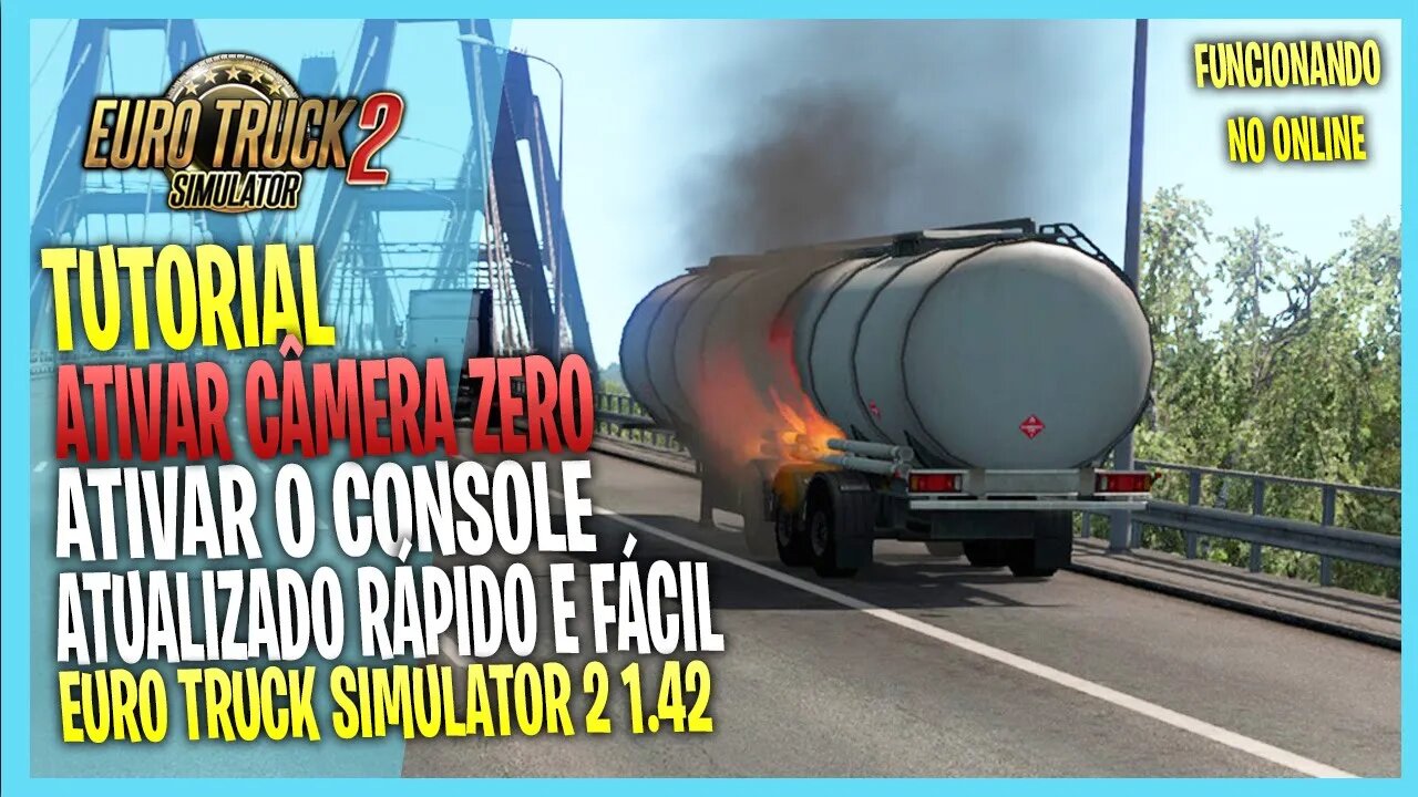 COMO ATIVAR CAMERA ZERO NO EURO TRUCK SIMULATOR 2 MODS ETS2 1.42 1.43