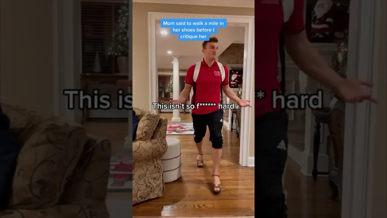 Man Walking In High Heels! 👠🤣