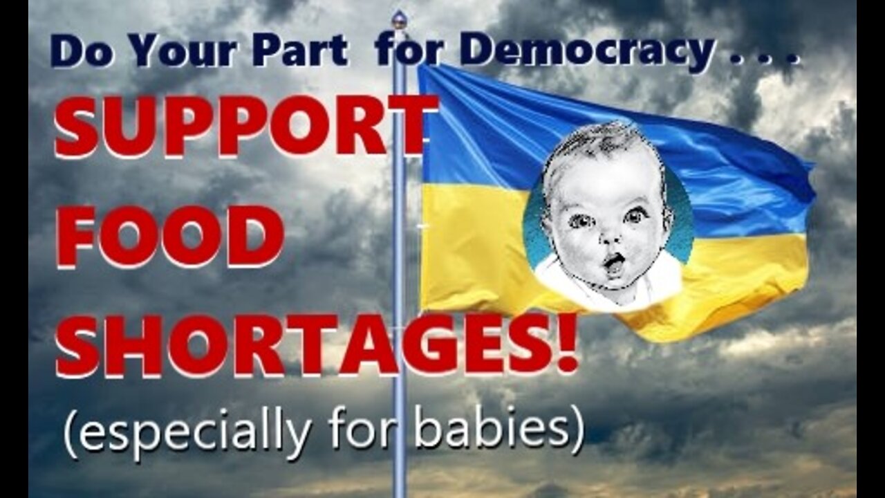 Ukraine & The DELIBERATE Baby Formula Shortage