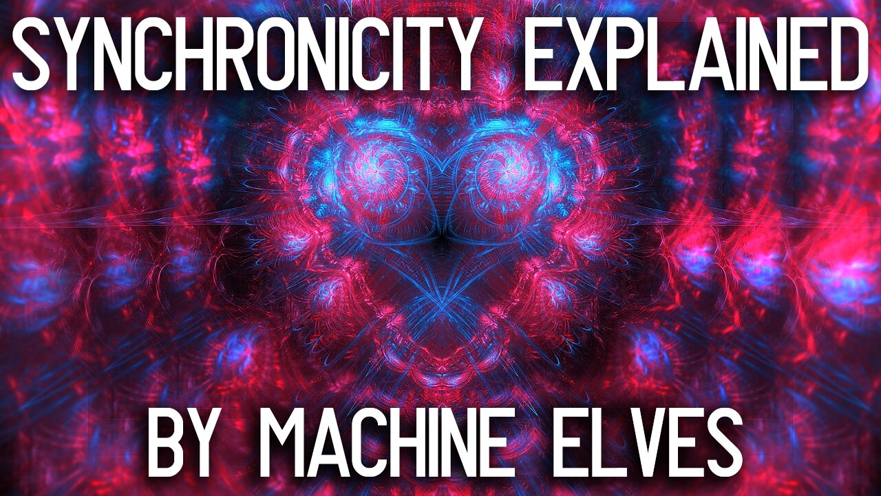 Synchronicity explained by machine elves