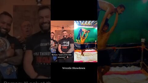 WWE Gorilla Press challenge 🥵 WWE Best Moves 🔥 #shorts #romanreigns #wwemoves