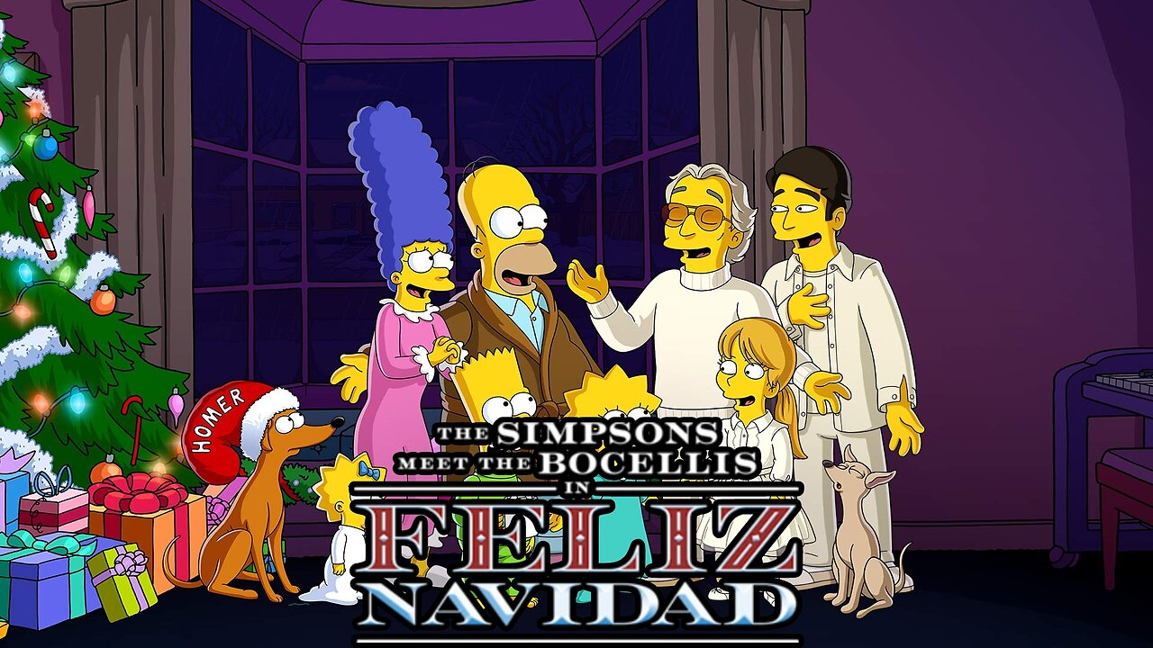 The Simpsons Meet the Bocellis in "Feliz Navidad"