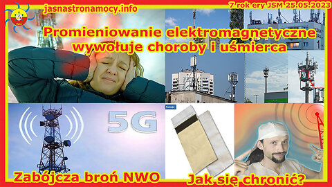 Promieniowanie elektromagnetyczne wywołuje choroby i uśmierca Zabójcza broń NWO Jak się chronić?