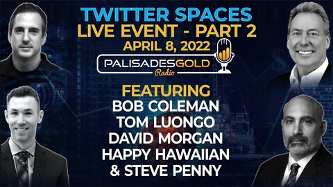 Palisades Twitter Spaces - Live Event Part 2 - April 8 2022