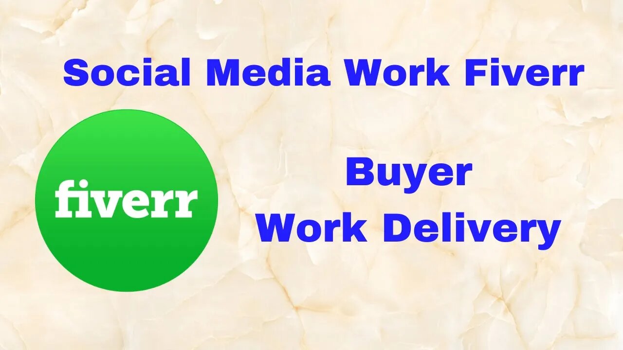 How to delivery work on Fiverr 2021 || Fiverr work delivery at Social media account Creation