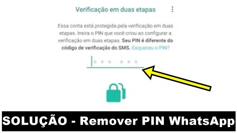 RESOLVIDO! Esqueci o PIN de verificação do WhatsApp