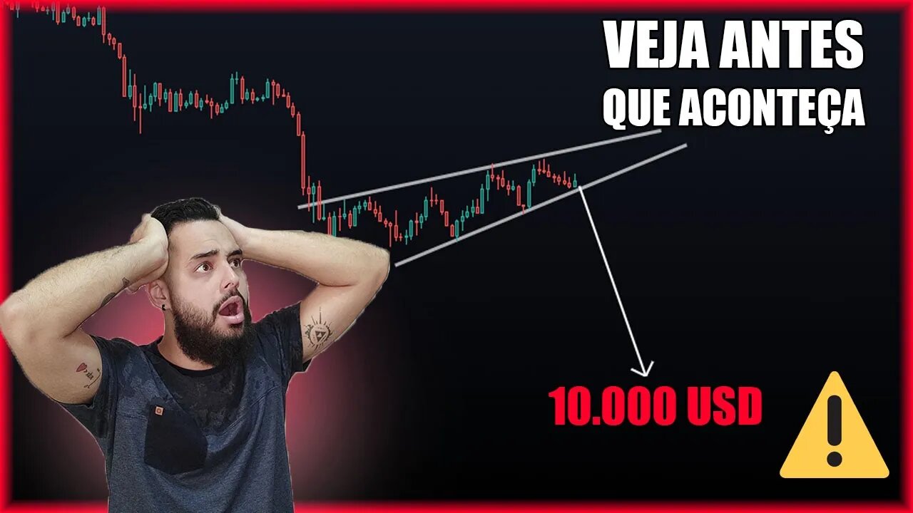 BITCOIN PODE CAIR ATÉ 10K SE ISSO ACONTECER! Saiba COMO Se Precaver! Análise BTC 05/08/2022