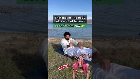 Can’t sit naturally? Do this…