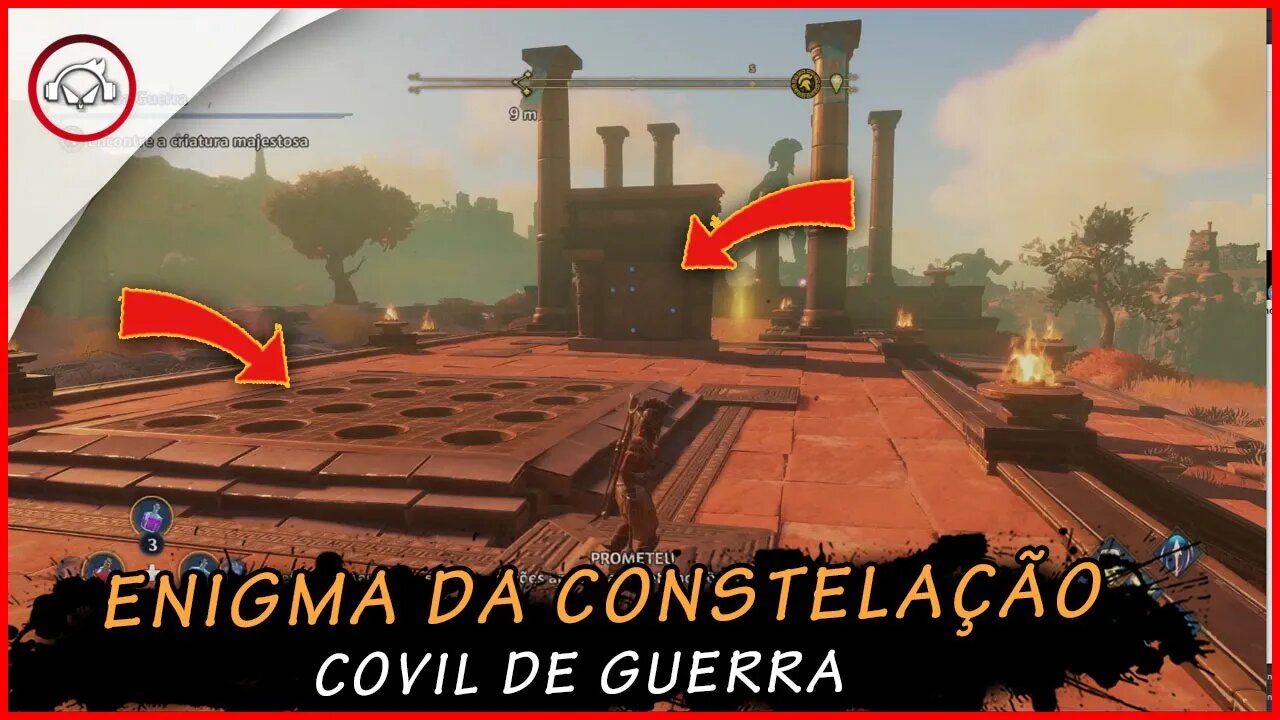 Immortals Fenyx Rising, Enigma da constelação, Covil de Guerra | Super Dica