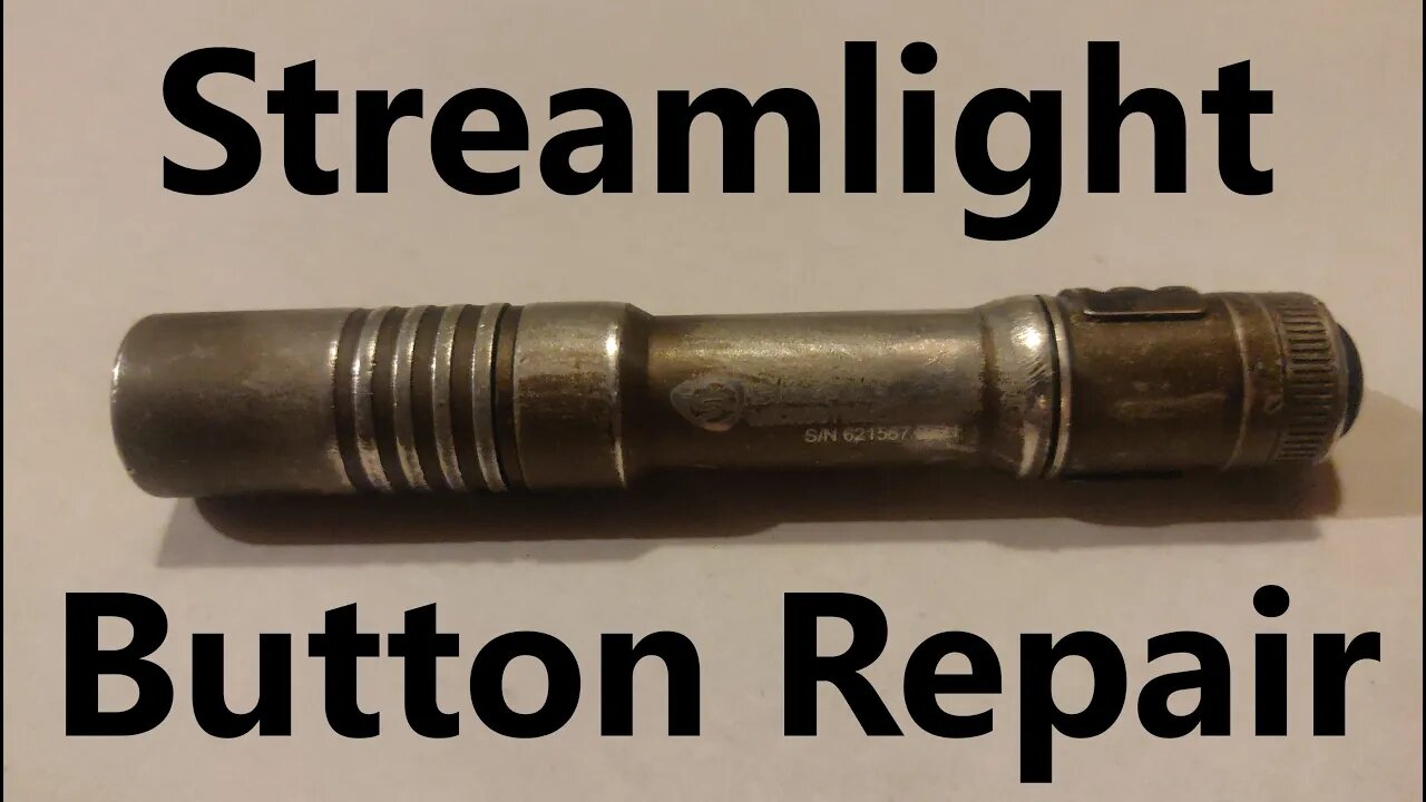 I Made it Click Again | Streamlight Microstream USB Penlight Repair