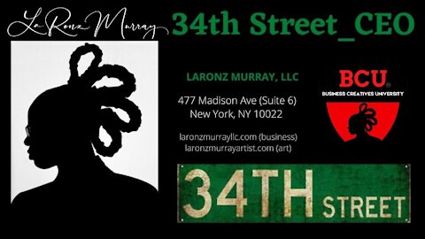 "Affirmation Statement: Attracting Physical Wealth As An Creative" -Sir LaRonz Murray