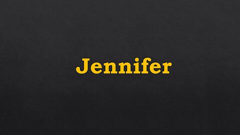 Jennifer **Updated**