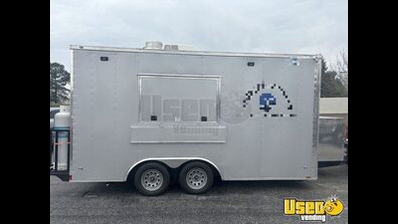 TURNKEY - 2024 8.5' x 16' Freedom Kitchen Food Concession Trailer with Pro-Fire Suppression for Sale