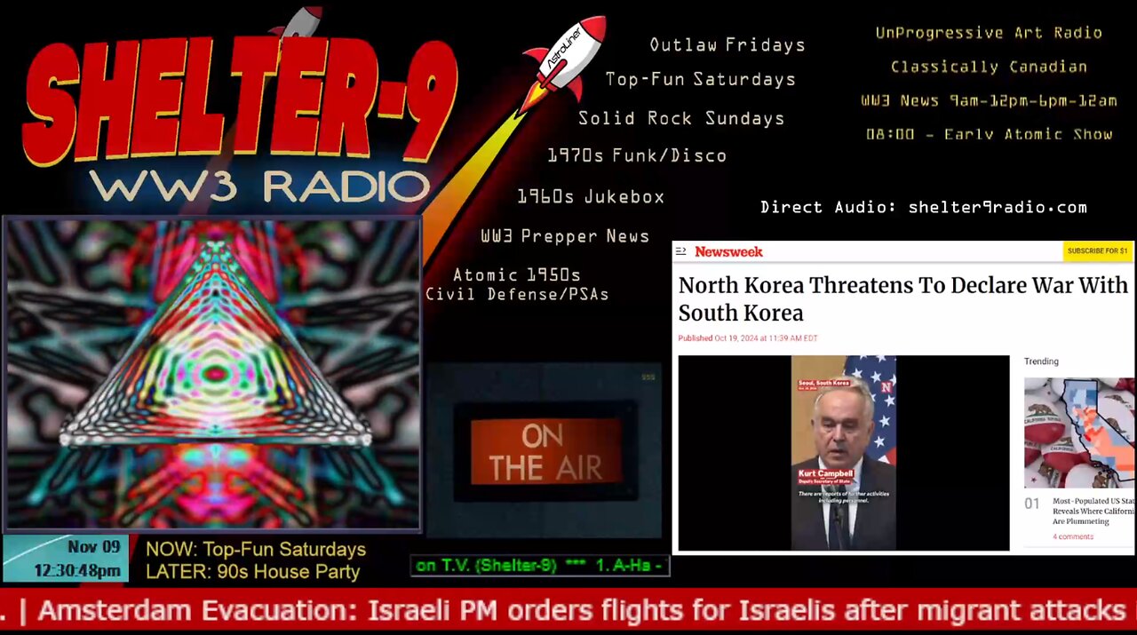 WW3 FM | Shelter-9 | Top-Fun Sat & Solid Rock Sunday | Prepping & News