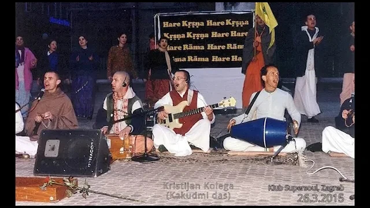 Hare Krsna bhajans - klub Supersoul - Kristijan Kolega (Kakudmi das) 2015.