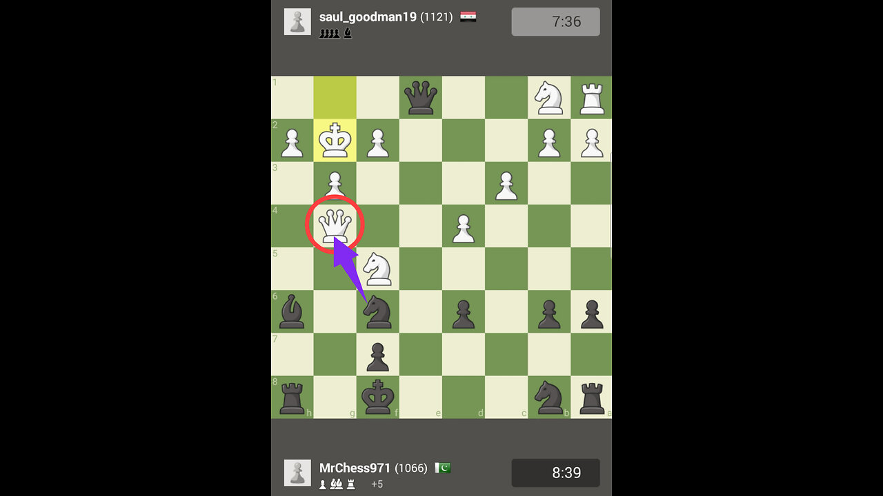 Knight vs Queen #chess.