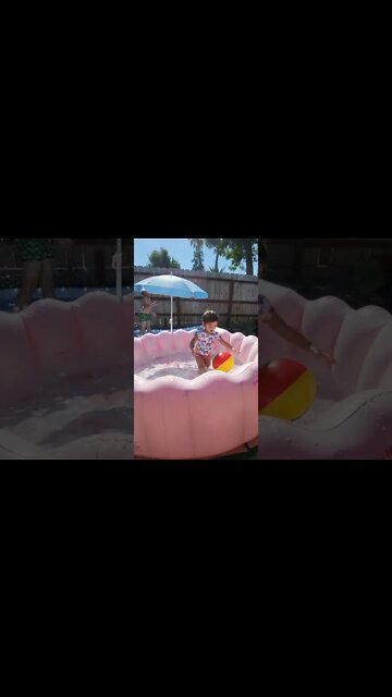 Enjoying Our Mini Pools While Waiting For The Big One 😍