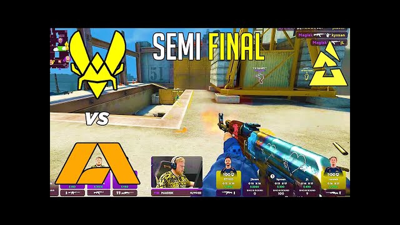 SEMI FINAL! - Vitality vs Apeks - HIGHLIGHTS - BLAST.tv Paris Major 2023 l CSGO