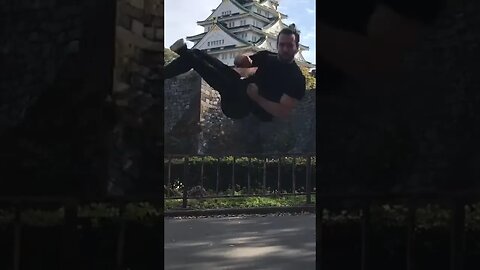 Flips in osaka, Japan #flips #tricking #japan #youtube #subscribe