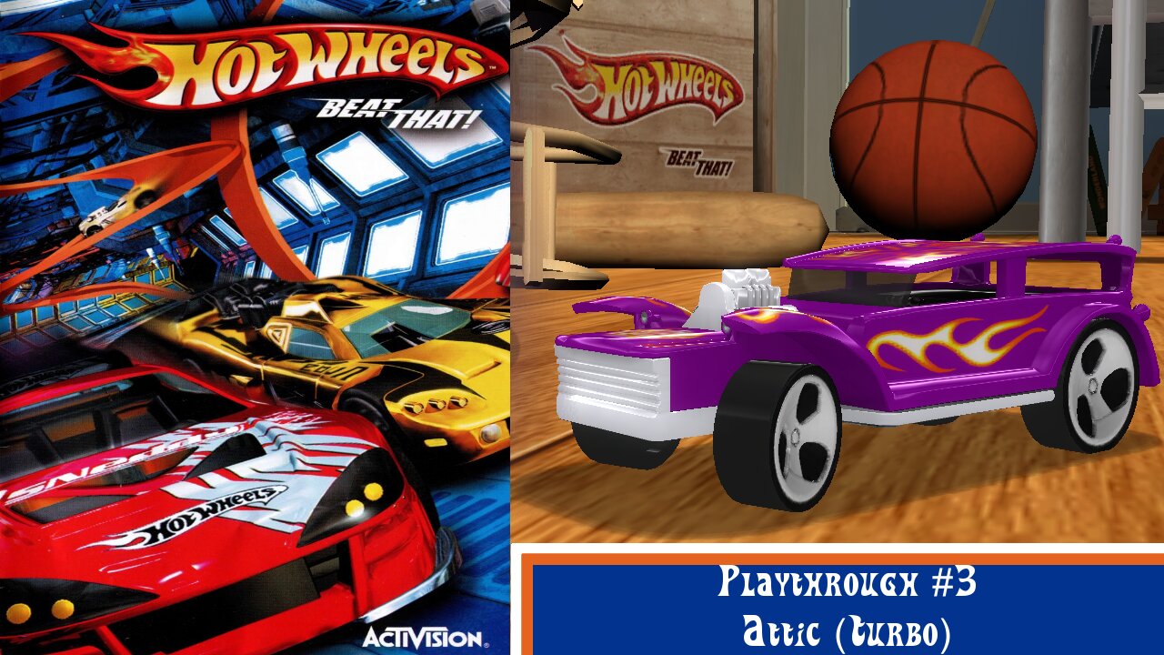 Hot Wheels: Beat That! Playthrough #3 - Attic (Turbo)