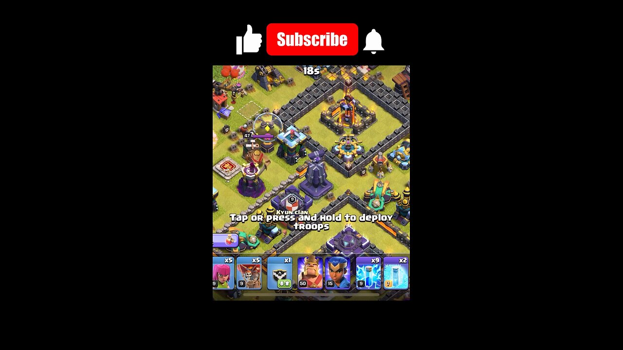 Super strong Troop challenge townhall 15 | clash of clan