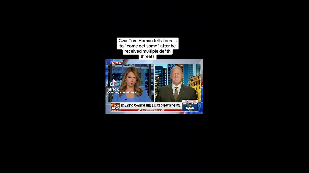 Tom Homan Getting Death Threats