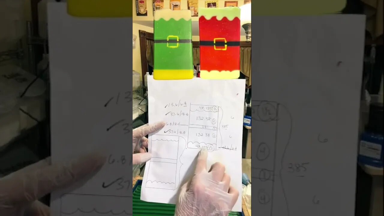 #soap #calculations #myprocess #tips #santa #santasoap #elf #elfsoap #lifeisshortusethegoodsoap