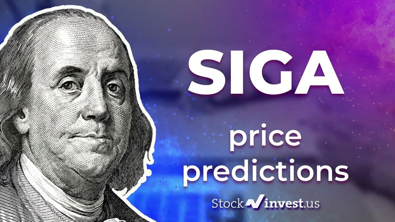 SIGA Price Predictions - SIGA Technologies Stock Analysis for Wednesday, July 27th