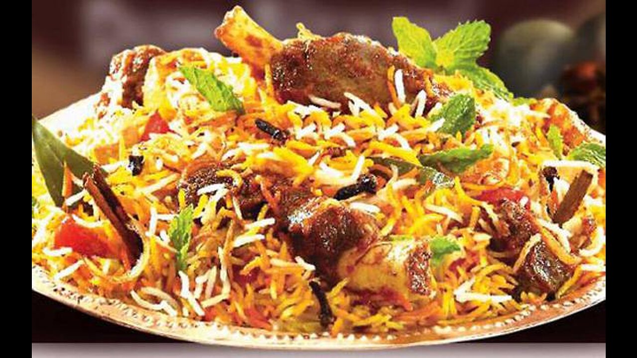 World Famous Tasty Hyderabadi Mutton Biryani Recipe - India Hyderabad (Must Try)