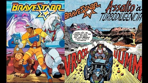 2 BRAVE STARR EM ASSALTO A TURBODILIGENCIA-#museudogibi #quadrinhos #comics #manga