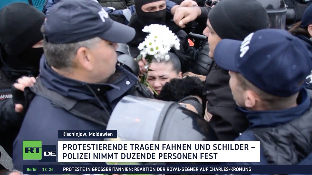 Proteste in Moldawien — Dutzende Festnahmen